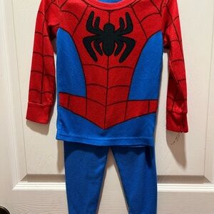 Marvel Red and Blue Spidey and Friends Kids Pajamas